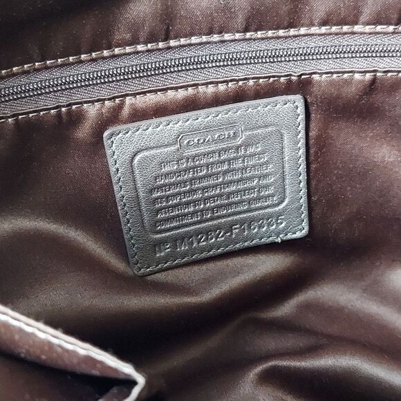 Coach Laura Signature Monogram Large Tote Shoulder Bag EUC - Picture 10 of 11